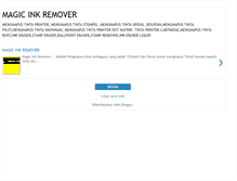 Tablet Screenshot of magicinkremover.com